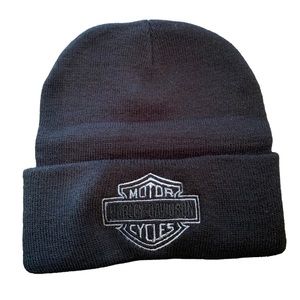 Harley Davidson beanie new embroidered logo Harley Davidson cap adult size